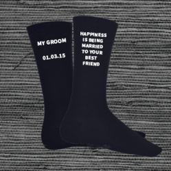 Happiness Best Friend Personalised Socks
